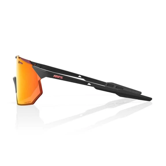 Lunettes 100% Hypercraft SQ Noir Soft Tact Avec Verre à Effet Miroir HiPER Rouge 3 Lunettes 100% Hypercraft SQ Noir Soft Tact Avec Verre à Effet Miroir HiPER Rouge – Image 3