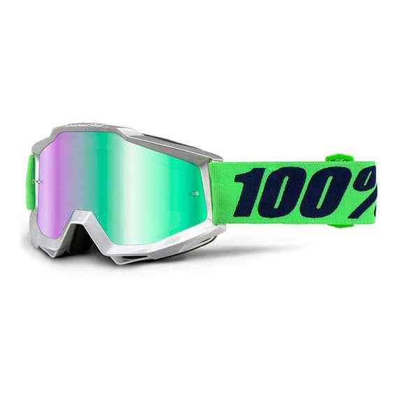 Masque 100% Accuri Vert Verre à Effet Miroir Vert 1 Masque 100% Accuri Vert Verre à Effet Miroir Vert