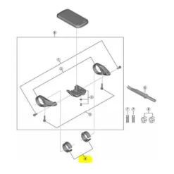 Adaptateur Shimano STEPS SC-E6100 25,4