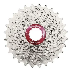 Cassette SunRace 10V 11-32 Aluminium Métal Rouge