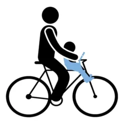 Siège Porte-bébé Thule Yepp Mini Bleu -Vélos Équipements Magasin TH 12020101 4