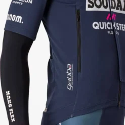 Castelli Maillot Soudal Quick-Step 2023 Gabba RoS 2 Rosso Corsa Manche Courte Bleu Foncé -Vélos Équipements Magasin ca 4233265 424 006