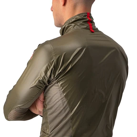 Veste Fine Coupe-vent Castelli Aria Shell Marron Mousse 4 Veste Fine Coupe-vent Castelli Aria Shell Marron Mousse – Image 4