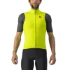 Gilet Castelli Pro Thermal Rosso Corsa Vert Lime électrique
