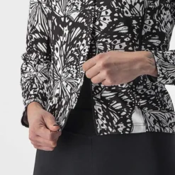 Veste Castelli Unlimited Perfetto RoS 2 GORE-TEX INFINIUM™ Noir Blanc Femme -Vélos Équipements Magasin ca 4522537 101 005