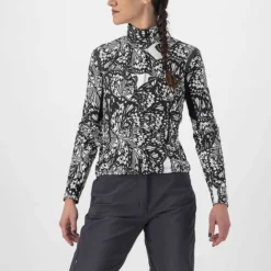 Veste Castelli Unlimited Perfetto RoS 2 GORE-TEX INFINIUM™ Noir Blanc Femme -Vélos Équipements Magasin ca 4522537 101 006