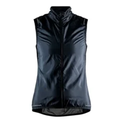 Gilet Imperméable Craft ESSence Light Wind Noir Femme