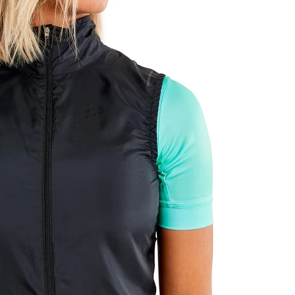 Gilet Imperméable Craft ESSence Light Wind Noir Femme 3 Gilet Imperméable Craft ESSence Light Wind Noir Femme – Image 3