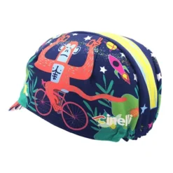 Casquette Cinelli Lida Ziruffo Jungle Zen Bleu Multicolore -Vélos Équipements Magasin ci jungcap 003