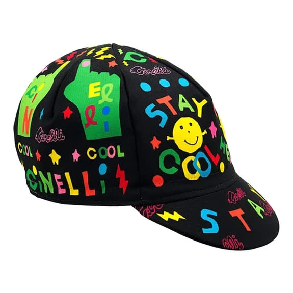Casquette Cinelli Sammy Binkow Stay Cool Noir Multicolore 1 Casquette Cinelli Sammy Binkow Stay Cool Noir Multicolore