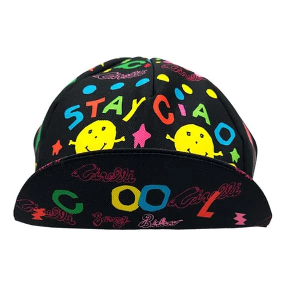 Casquette Cinelli Sammy Binkow Stay Cool Noir Multicolore 2 Casquette Cinelli Sammy Binkow Stay Cool Noir Multicolore – Image 2