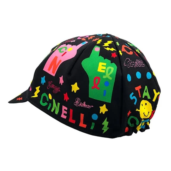 Casquette Cinelli Sammy Binkow Stay Cool Noir Multicolore 3 Casquette Cinelli Sammy Binkow Stay Cool Noir Multicolore – Image 3