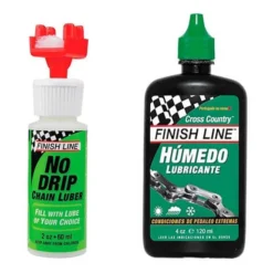 Combo Finish Line Lubrifiant Chaîne + Lubrifiant Cross Country 4OZ