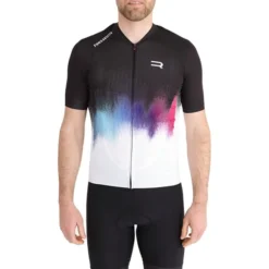 Maillot Finisseur Core Flames Manche Courte Blanc Noir -Vélos Équipements Magasin fns c133ss2016 01 150
