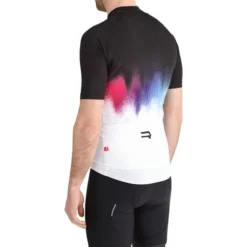 Maillot Finisseur Core Flames Manche Courte Blanc Noir -Vélos Équipements Magasin fns c133ss2016 01 153