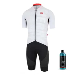 Équipement Finisseur Pro Climber Sierra Blanc Noir + Lessive DPV Apparel Care 750 Ml