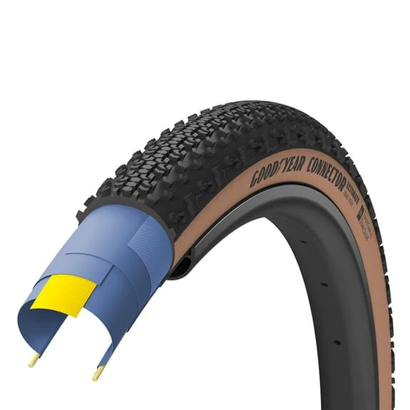Pneu Goodyear Connector Ultimate Tubeless Ready Noir Marron 1 Pneu Goodyear Connector Ultimate Tubeless Ready Noir Marron