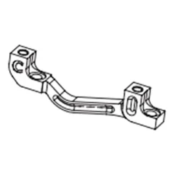 Adaptateur De Frein Hope 160 Y 203 Mm Pour Frein Avant Ou Arrière Post Mount Noir