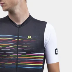 ALE Maillot Alé PRS Logo Manche Courte Noir Blanc Multicolore 11 ALE Maillot Alé PRS Logo Manche Courte Noir Blanc Multicolore -Vélos Équipements Magasin l22145401 7