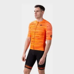 ALE Maillot Alé Solid Step Manche Courte Orange Fluo -Vélos Équipements Magasin l22194529 step jersey uomo 4