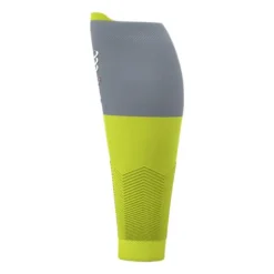 Guêtres De Compression Compressport R2V2 Vert Lime Gris -Vélos Équipements Magasin po su00002b 607 005