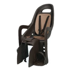 Siège Porte-bébés Polisport Groovy CFS Pour Montage Sur Porte-bagages Marron Foncé Marron