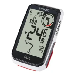 Compteur De Vélo Sigma ROX 4.0 + Capteur De Vitesse Et De Cadence Blanc -Vélos Équipements Magasin sg 1063 100 2