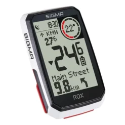 Compteur De Vélo Sigma ROX 4.0 + Capteur De Vitesse Et De Cadence Blanc -Vélos Équipements Magasin sg 1063 101 2