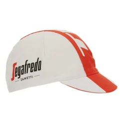 Santini Casquette Trek-Segafredo 2022 Fan Line Blanc Rouge -Vélos Équipements Magasin st re460cot22ts rs 004