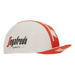 Santini Casquette Trek-Segafredo 2022 Fan Line Blanc Rouge -Vélos Équipements Magasin st re460cot22ts rs 006