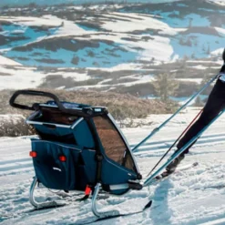 Remorque Thule Chariot Cross 2 Bleu Clair -Vélos Équipements Magasin th10202024 003