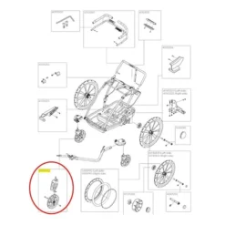Roue Rotative Thule Carrito Sport Cross Lite 8'