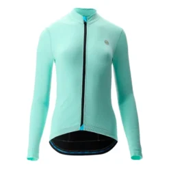 Maillot UYN Lightspeed Ow Manches Longues Bleu Clair Noir Femme