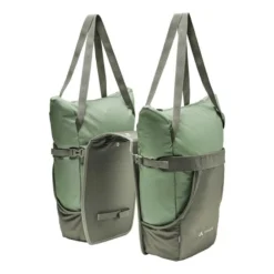 Sacoches Vaude TwinShopper 44L Vert Pâle