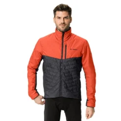 Veste Vaude Posta Insulation Rouge Clair Vif Noir -Vélos Équipements Magasin vu 42467 281 003