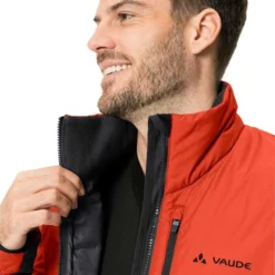 Veste Vaude Posta Insulation Rouge Clair Vif Noir -Vélos Équipements Magasin vu 42467 281 005